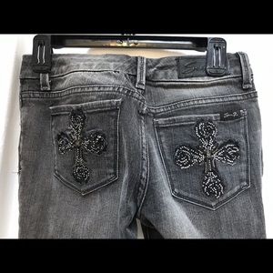 Seven Gray jeans.  Size 27 or 4.